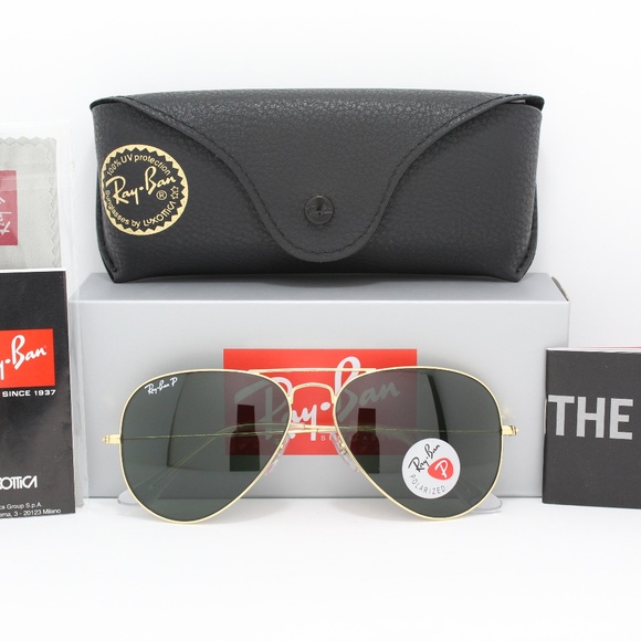 Ray-Ban Other - 🎁 LAST ONE 🎁  RAYBAN 3025 001/58 POLARIZED GOLD